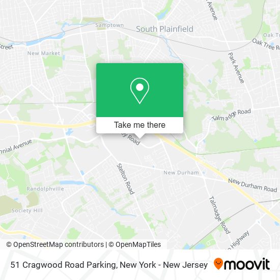 Mapa de 51 Cragwood Road Parking