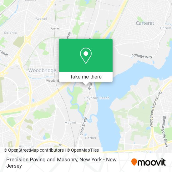 Precision Paving and Masonry map