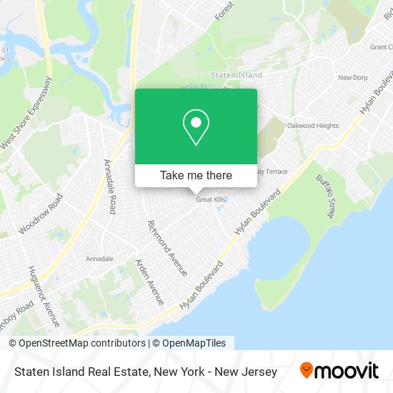 Mapa de Staten Island Real Estate