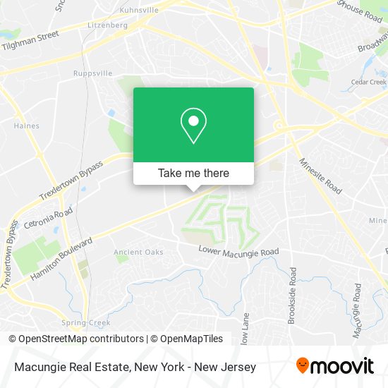 Macungie Real Estate map