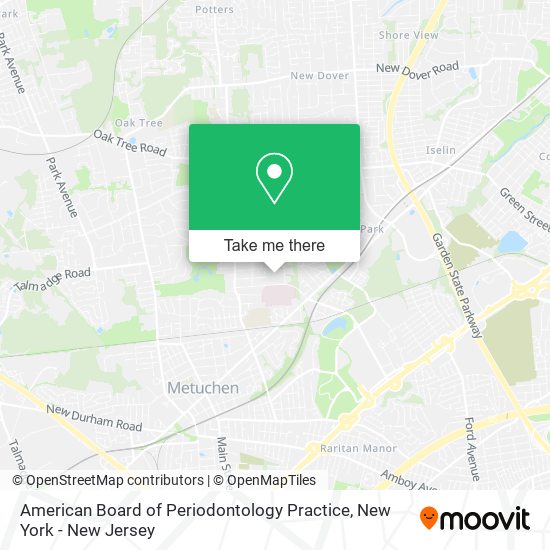 American Board of Periodontology Practice map