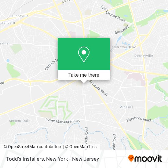 Todd's Installers map