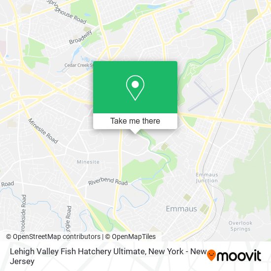 Lehigh Valley Fish Hatchery Ultimate map