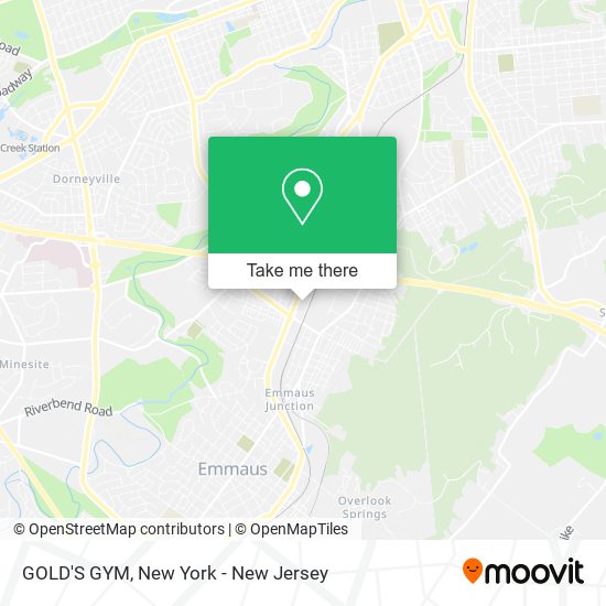 GOLD'S GYM map