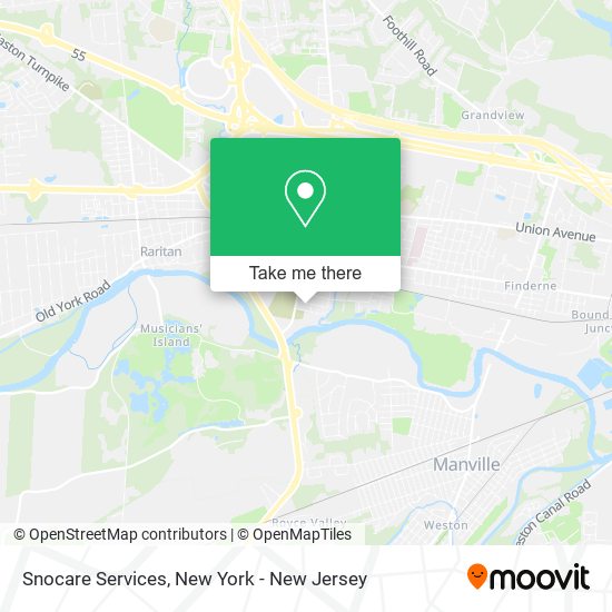 Snocare Services map