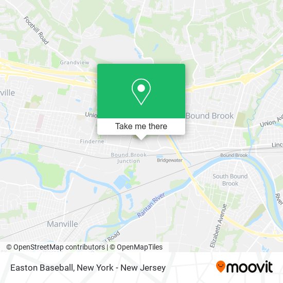 Easton Baseball map