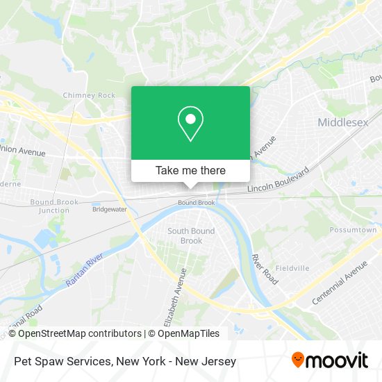 Pet Spaw Services map