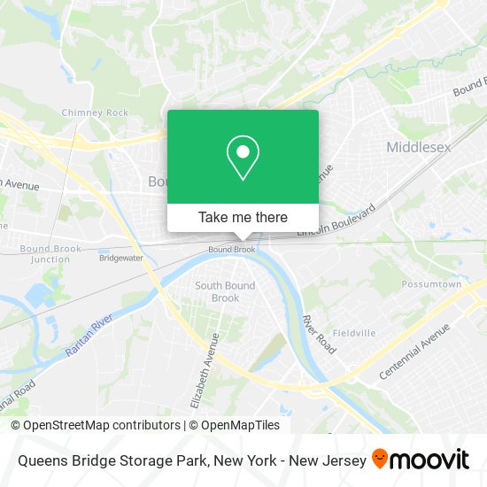 Mapa de Queens Bridge Storage Park