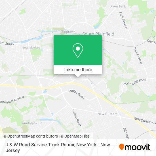 Mapa de J & W Road Service Truck Repair