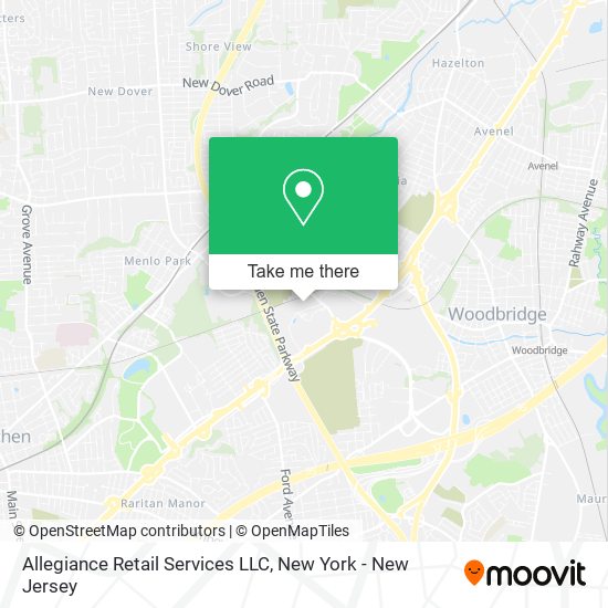 Mapa de Allegiance Retail Services LLC