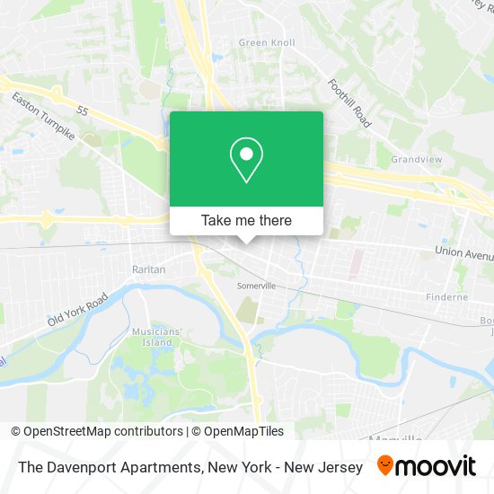 Mapa de The Davenport Apartments