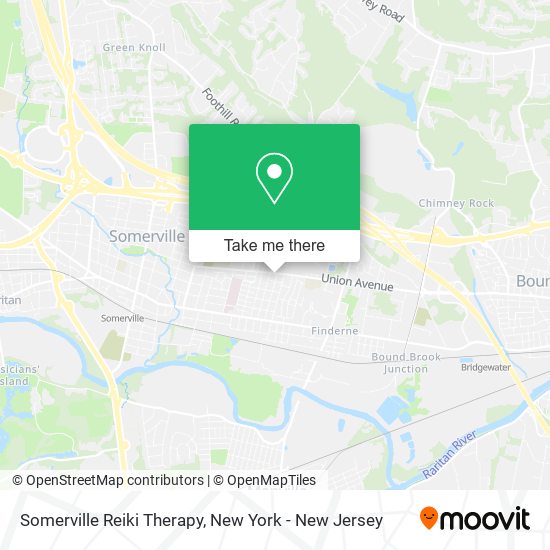 Somerville Reiki Therapy map