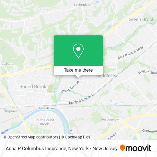 Anna P Columbus Insurance map