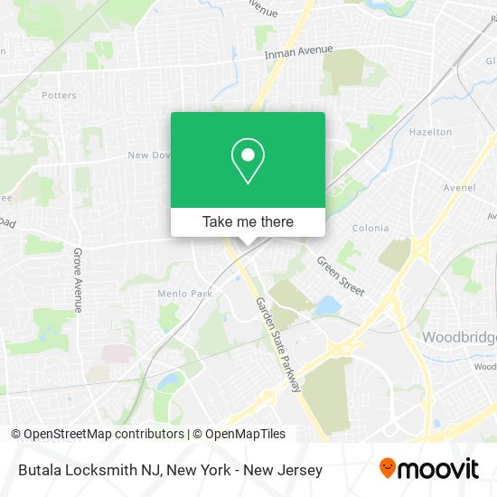 Butala Locksmith NJ map