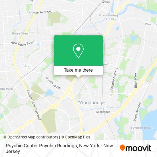 Psychic Center Psychic Readings map