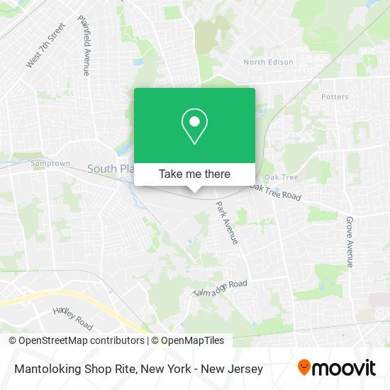 Mantoloking Shop Rite map