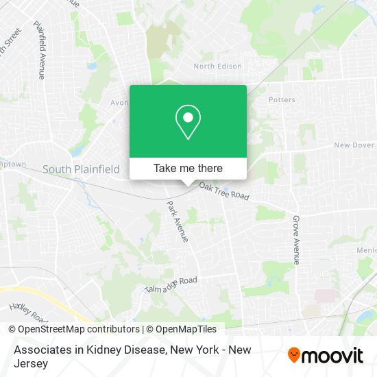 Mapa de Associates in Kidney Disease