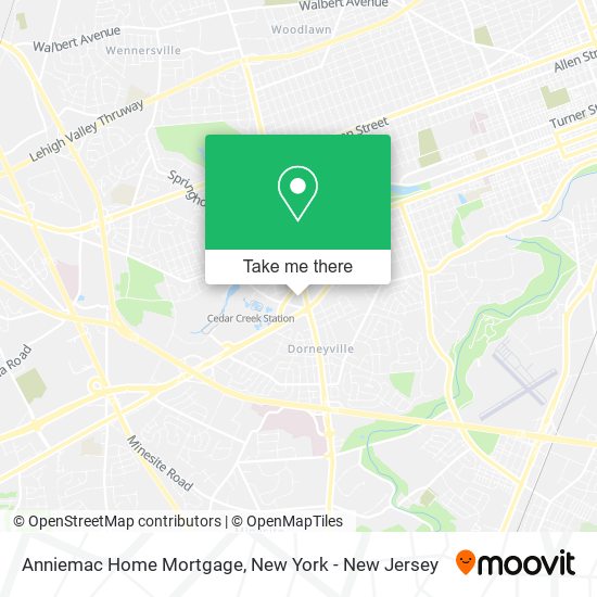 Mapa de Anniemac Home Mortgage