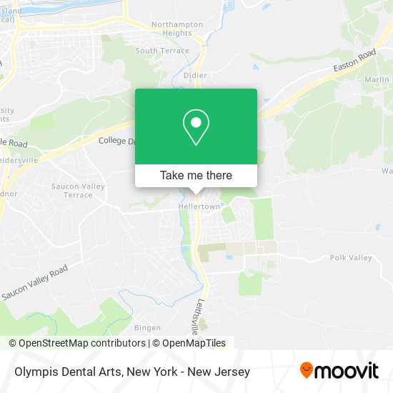 Olympis Dental Arts map