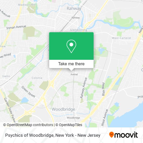 Mapa de Psychics of Woodbridge