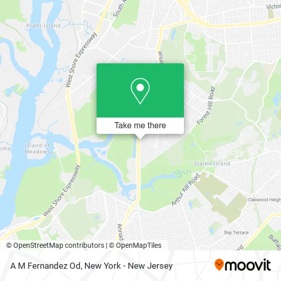 Mapa de A M Fernandez Od