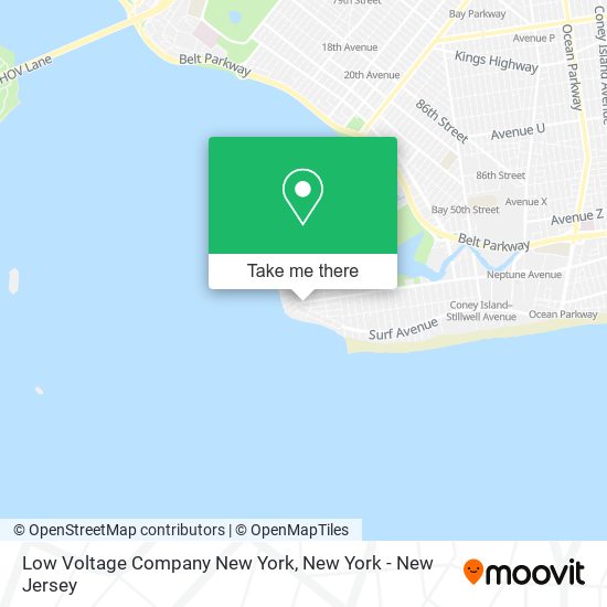 Low Voltage Company New York map