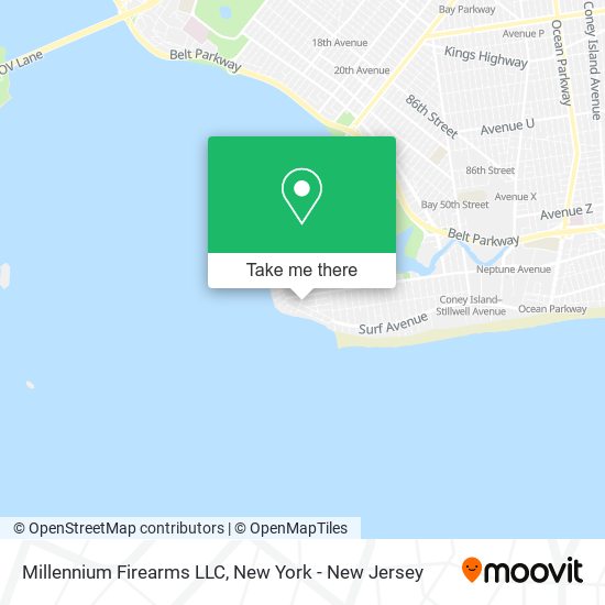 Mapa de Millennium Firearms LLC