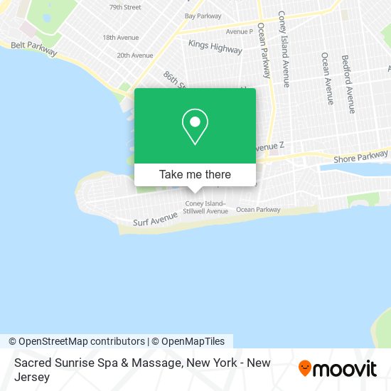 Sacred Sunrise Spa & Massage map