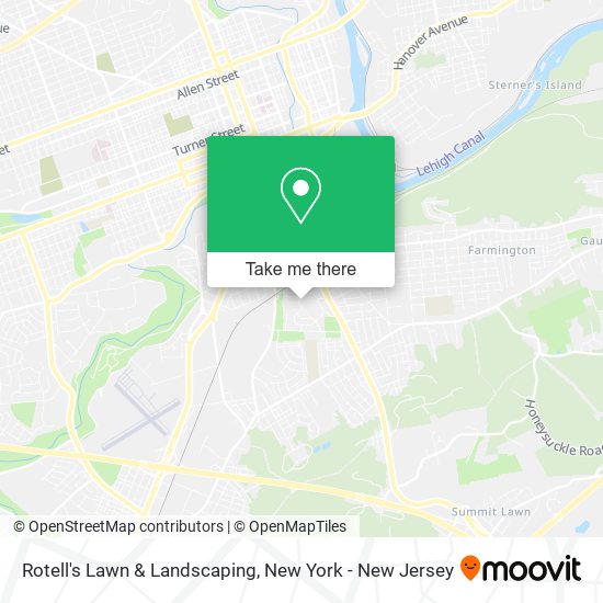 Rotell's Lawn & Landscaping map