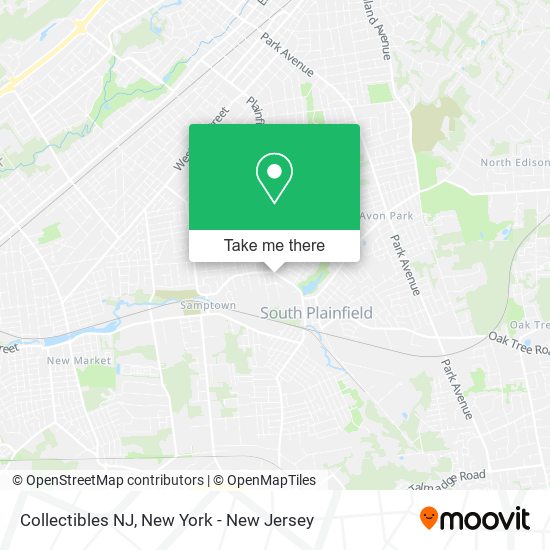 Collectibles NJ map