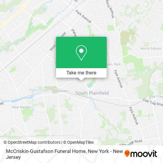 McCriskin-Gustafson Funeral Home map