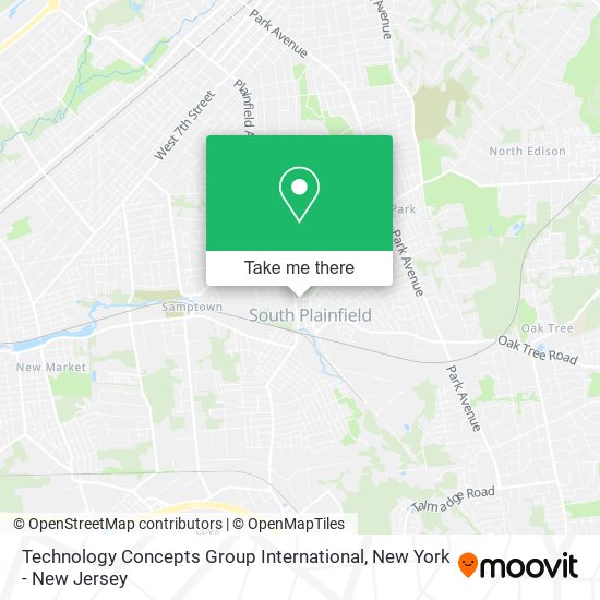 Mapa de Technology Concepts Group International