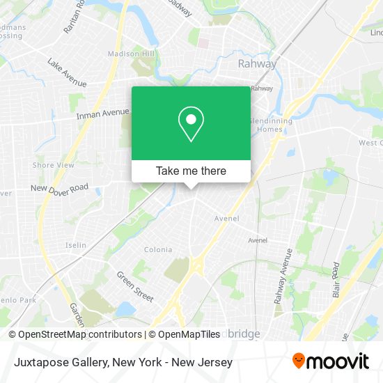 Juxtapose Gallery map