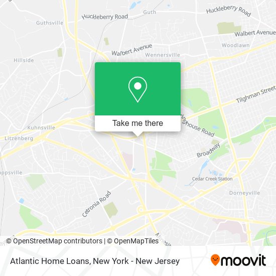 Atlantic Home Loans map