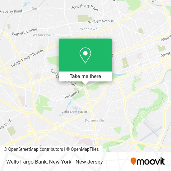 Wells Fargo Bank map