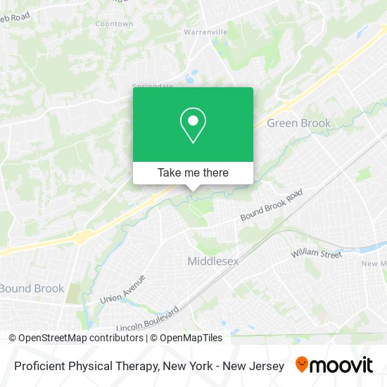 Proficient Physical Therapy map