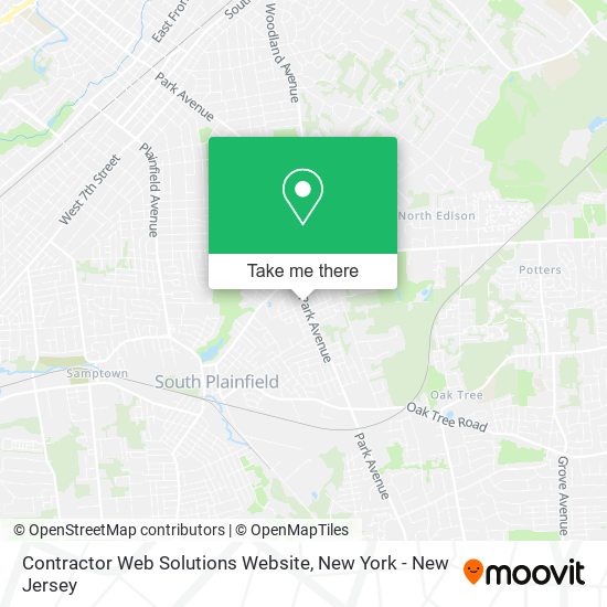 Mapa de Contractor Web Solutions Website