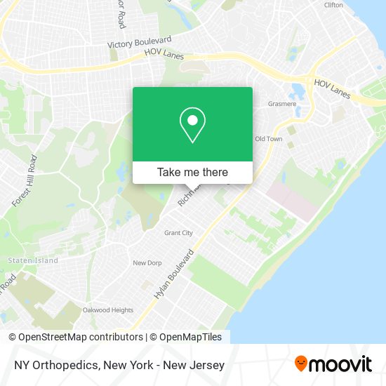 NY Orthopedics map