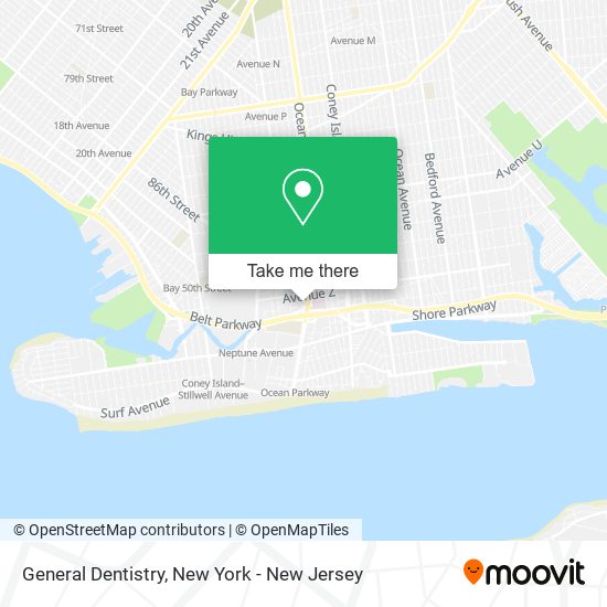 General Dentistry map