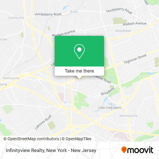 Infinityview Realty map