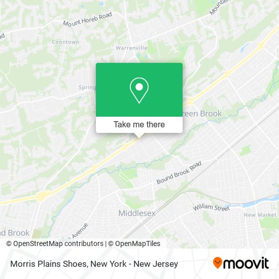 Morris Plains Shoes map