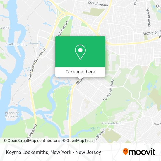 Keyme Locksmiths map