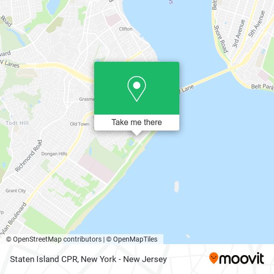 Mapa de Staten Island CPR