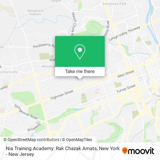 Mapa de Nia Training Academy: Rak Chazak Amats