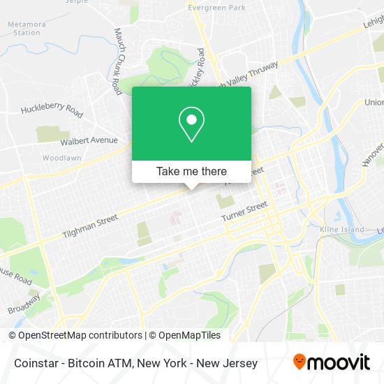 Coinstar - Bitcoin ATM map