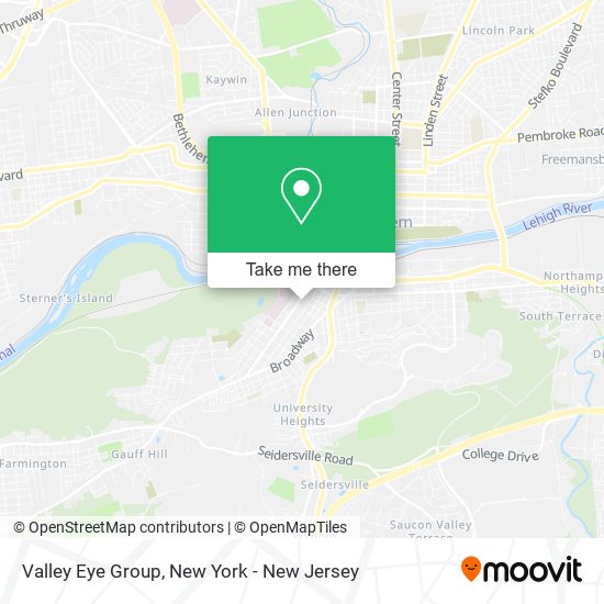 Valley Eye Group map