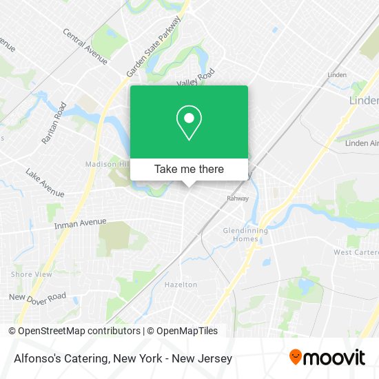 Alfonso's Catering map