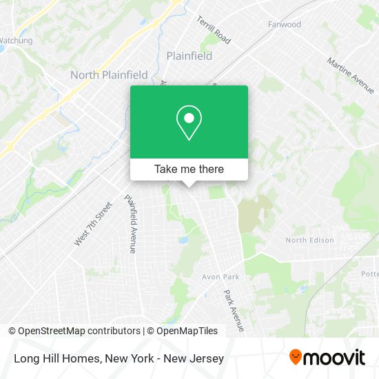 Long Hill Homes map