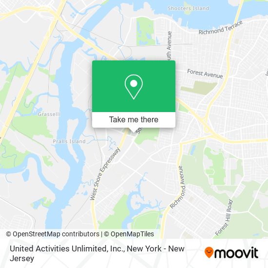 United Activities Unlimited, Inc. map