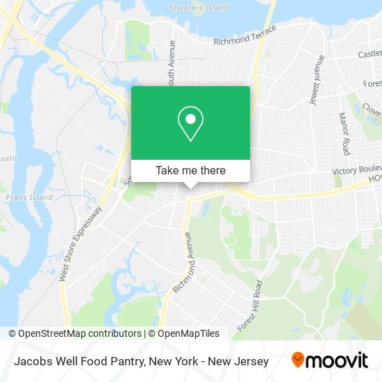 Jacobs Well Food Pantry map